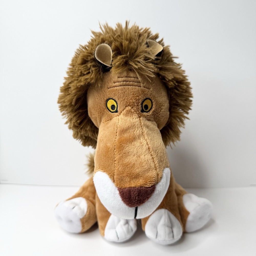 Khol's Cares Tawny Scrawny Lion Plush Stuffed Animal Toy 10" Brown Tan White
